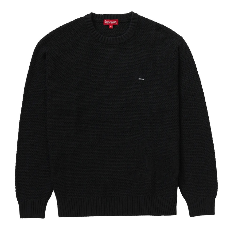 SUPREME TEXTURED SMALL BOX SWEATER SIZE M